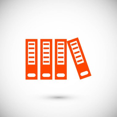 klasörleri düz simgesi