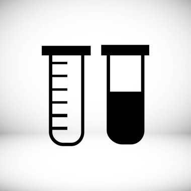 Tüpler düz simgesi