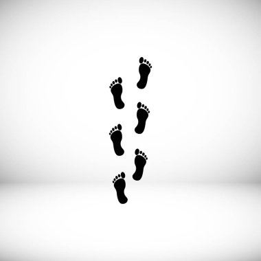 ayak izi işareti simgesi