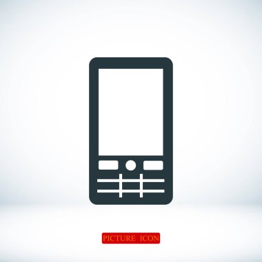 Telefon Düz Simgesi