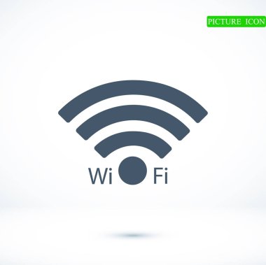 Wi-fi işareti simgesi