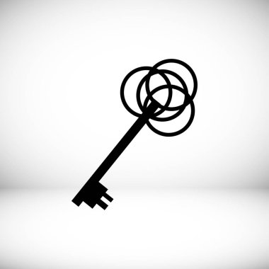 anahtar düz simgesi