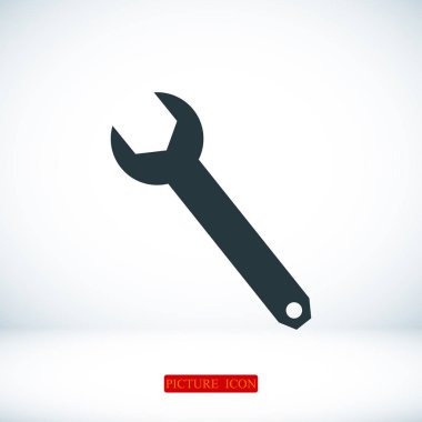 Düz İngiliz anahtarı simgesini