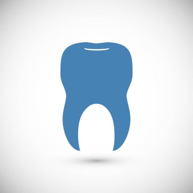 Diş düz simgesi