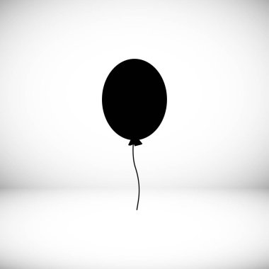 Balon düz simgesi