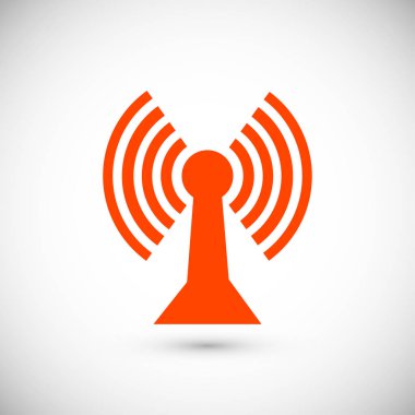 Comunication düz simgesi