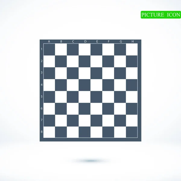 Επίπεδη εικονίδιο σκάκι — Διανυσματικό Αρχείο