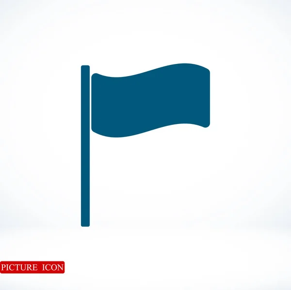 Плоский значок прапорця — стоковий вектор
