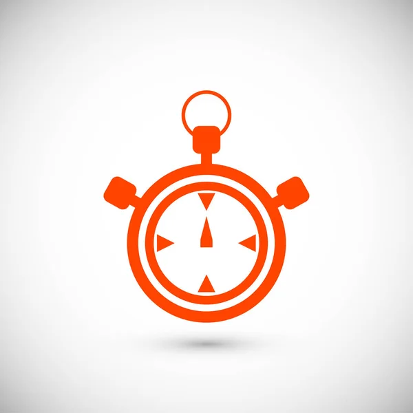 Stopwatch Lapos ikon — Stock Vector