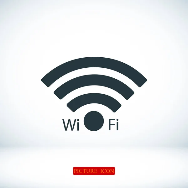 Wi-fi tecken ikonen — Stock vektor