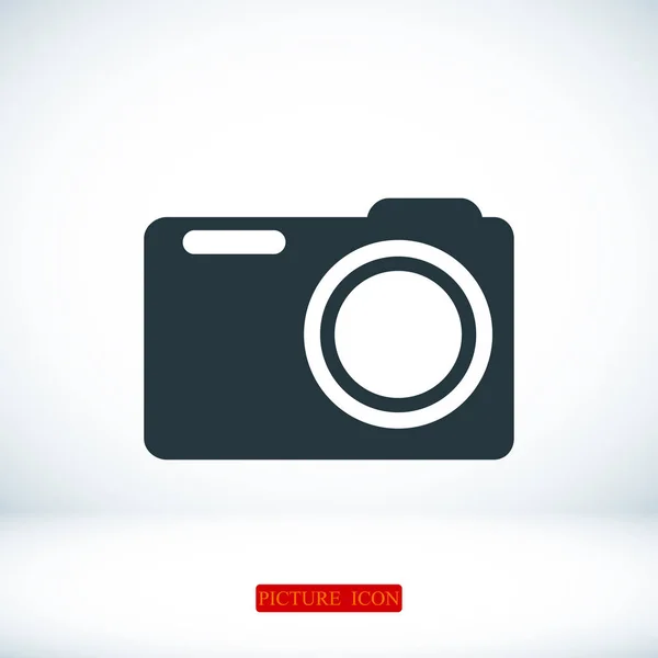 Foto camera pictogram — Stockvector