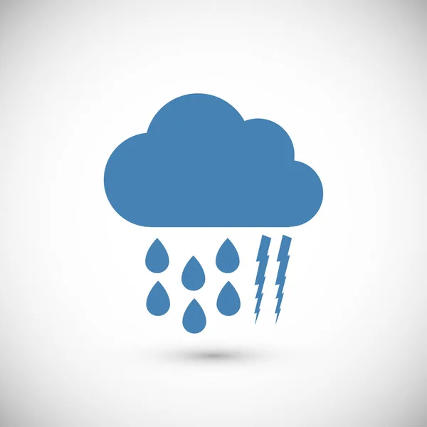 Weather flat icon — Stock Vector