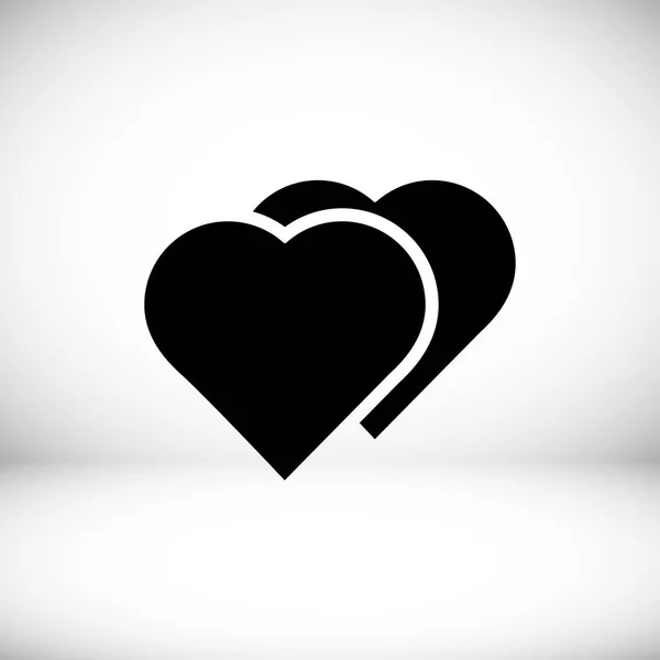 Heart sign icon — Stock Vector