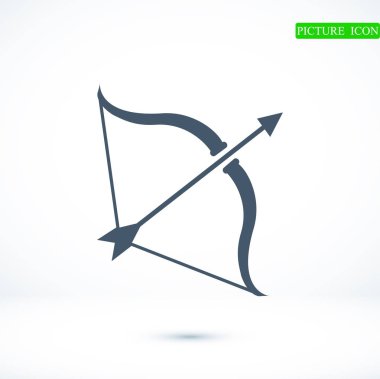 aşk tanrısı düz simgesi