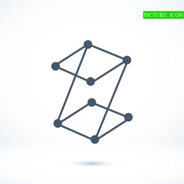  Z harfi düz simgesi