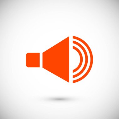 düz hoparlör simgesi