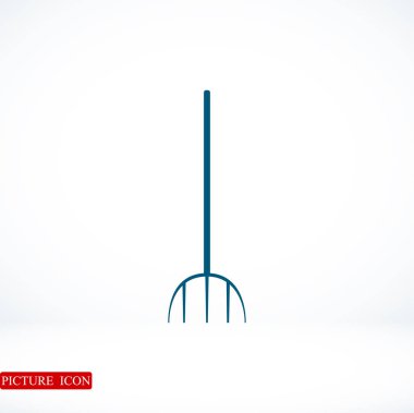 Bahçe çatal simgesi