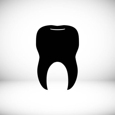 Diş düz simgesi