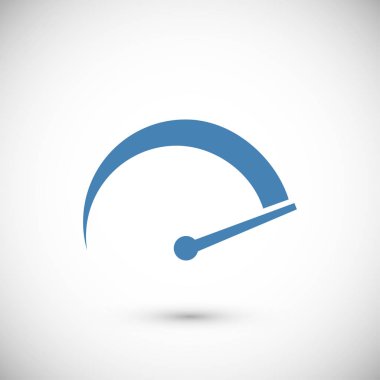 hız göstergesi düz simgesi