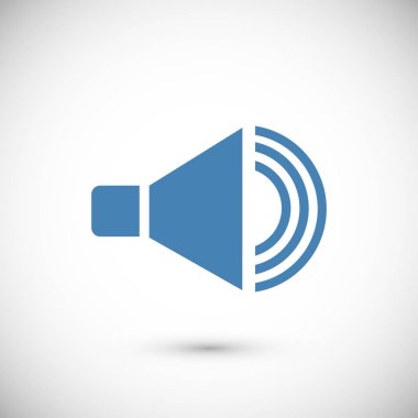 düz hoparlör simgesi