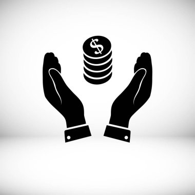 Ellerin simgesinde para