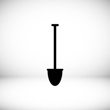 Kürek düz simgesi