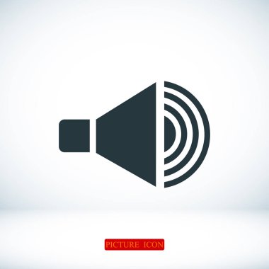 düz hoparlör simgesi