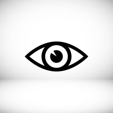 göz düz simgesi