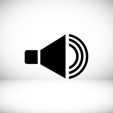 düz hoparlör simgesi