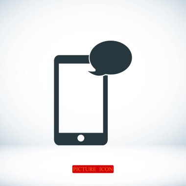 Cep telefonu sms simgesi