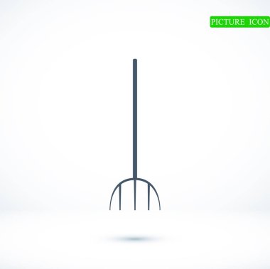 Bahçe çatal simgesi