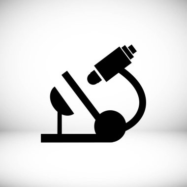 Mikroskop Düz Simgesi