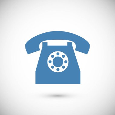 Telefon Düz Simgesi