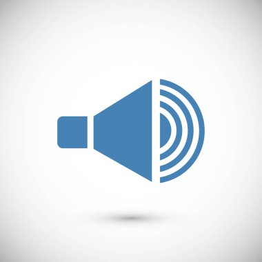 düz hoparlör simgesi