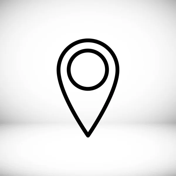 Mappa posizione icona — Vettoriale Stock