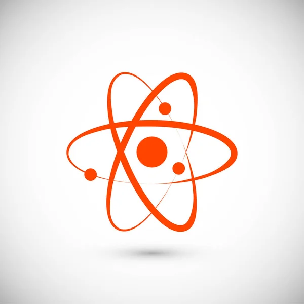 Atom-Zeichen-Symbol — Stockvektor