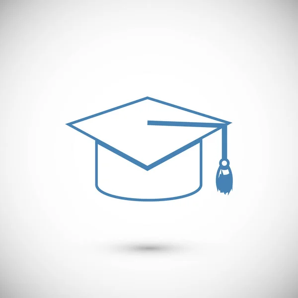 Icono de la tapa de graduación — Vector de stock