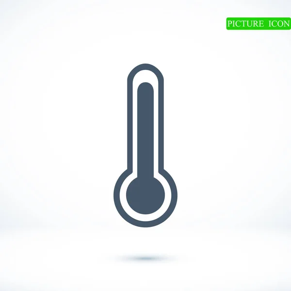 Płaski ikonę termometr — Wektor stockowy