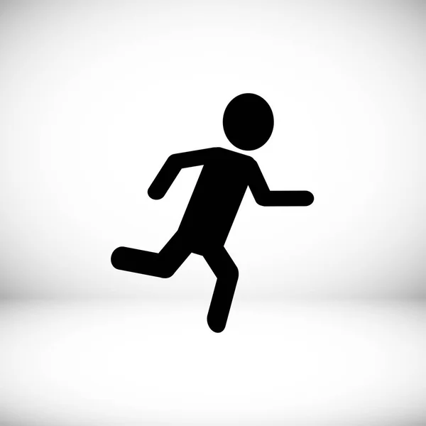 Icono del Hombre Corriendo — Vector de stock