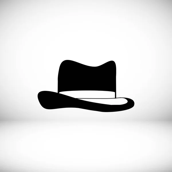 Şapka düz simgesi — Stok Vektör