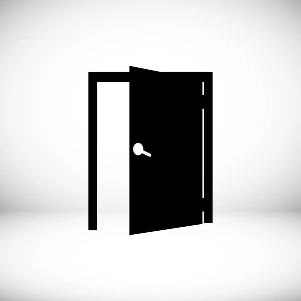 Icône panneau de porte — Image vectorielle