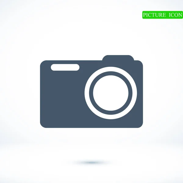 Icono de cámara fotográfica — Vector de stock