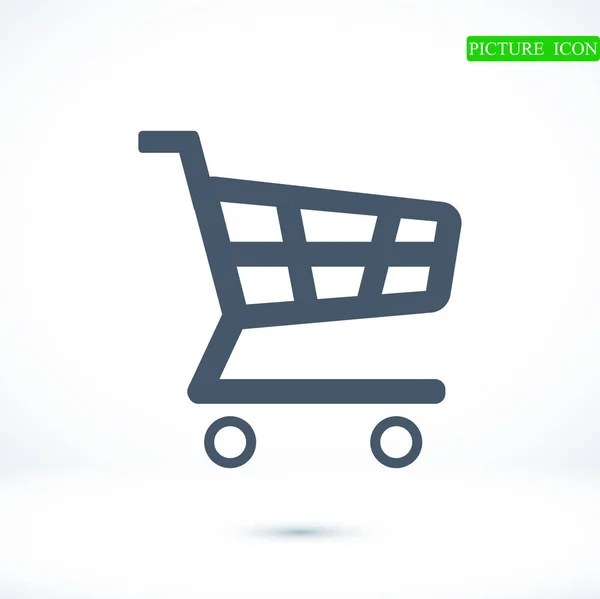 Icono del carrito de compras — Vector de stock