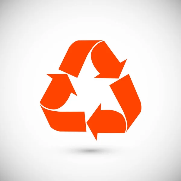 Recycle teken pictogram — Stockvector