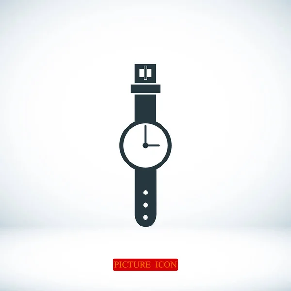 Watch flat icon — Stock Vector