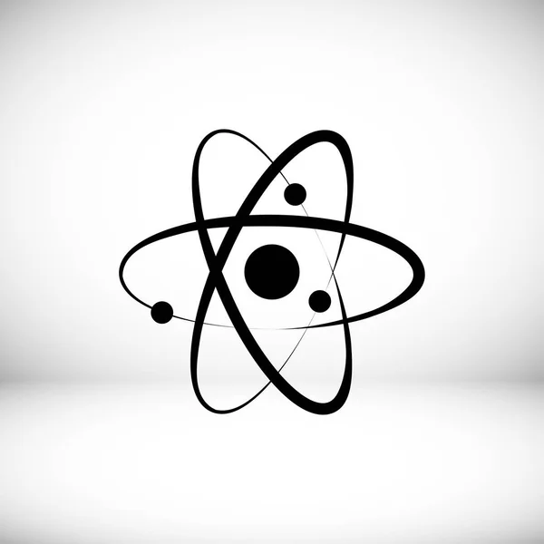 Atom-Zeichen-Symbol — Stockvektor