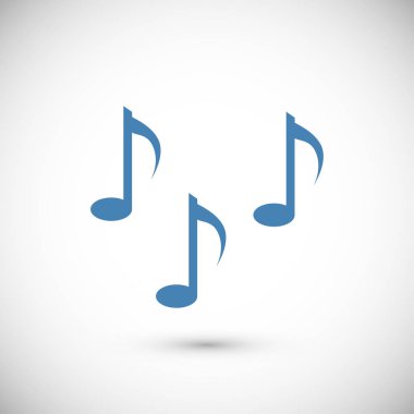 Müzik notlar işareti simgesi