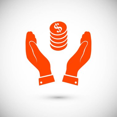 Ellerin simgesinde para