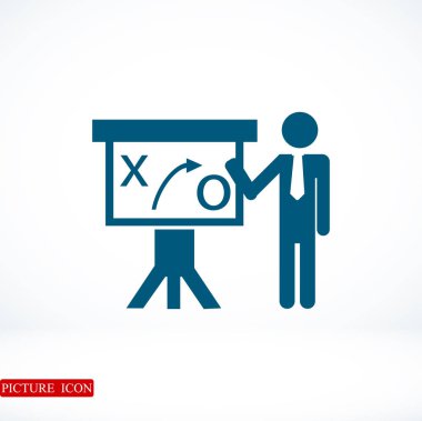 İnsanlar düz simgesi