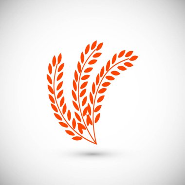 Buğday düz simgesi